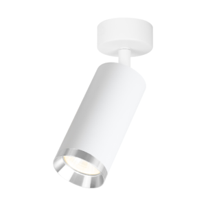 Oprawa Mica Spot Biały + Chrom 1xGU10 Milagro