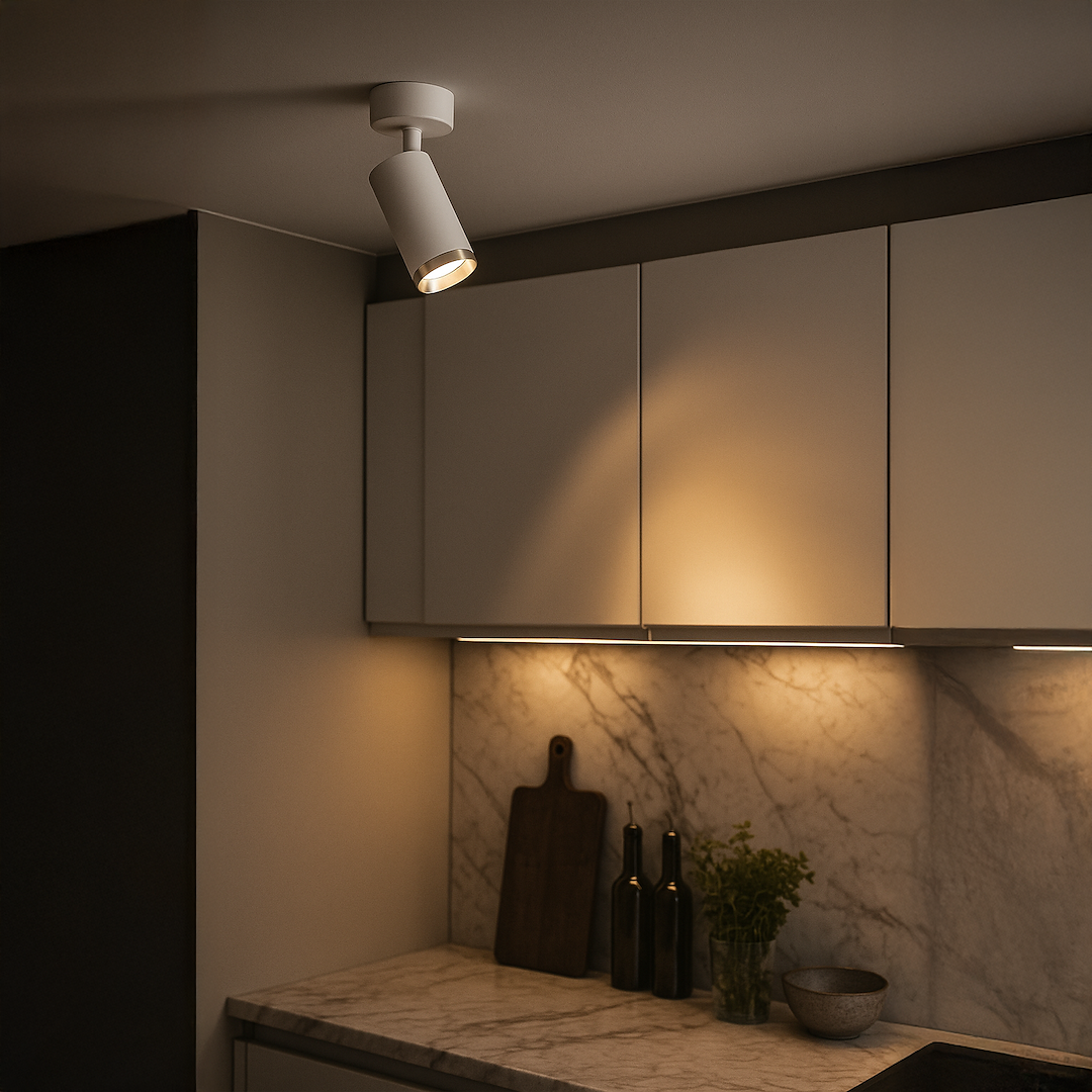 Oprawa Mica Spot Biały + Chrom 1xGU10 Milagro - obrazek 5