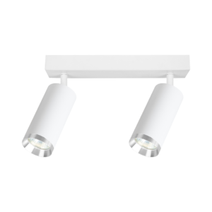 Oprawa Mica Spot Biały + Chrom 2xGU10 Milagro