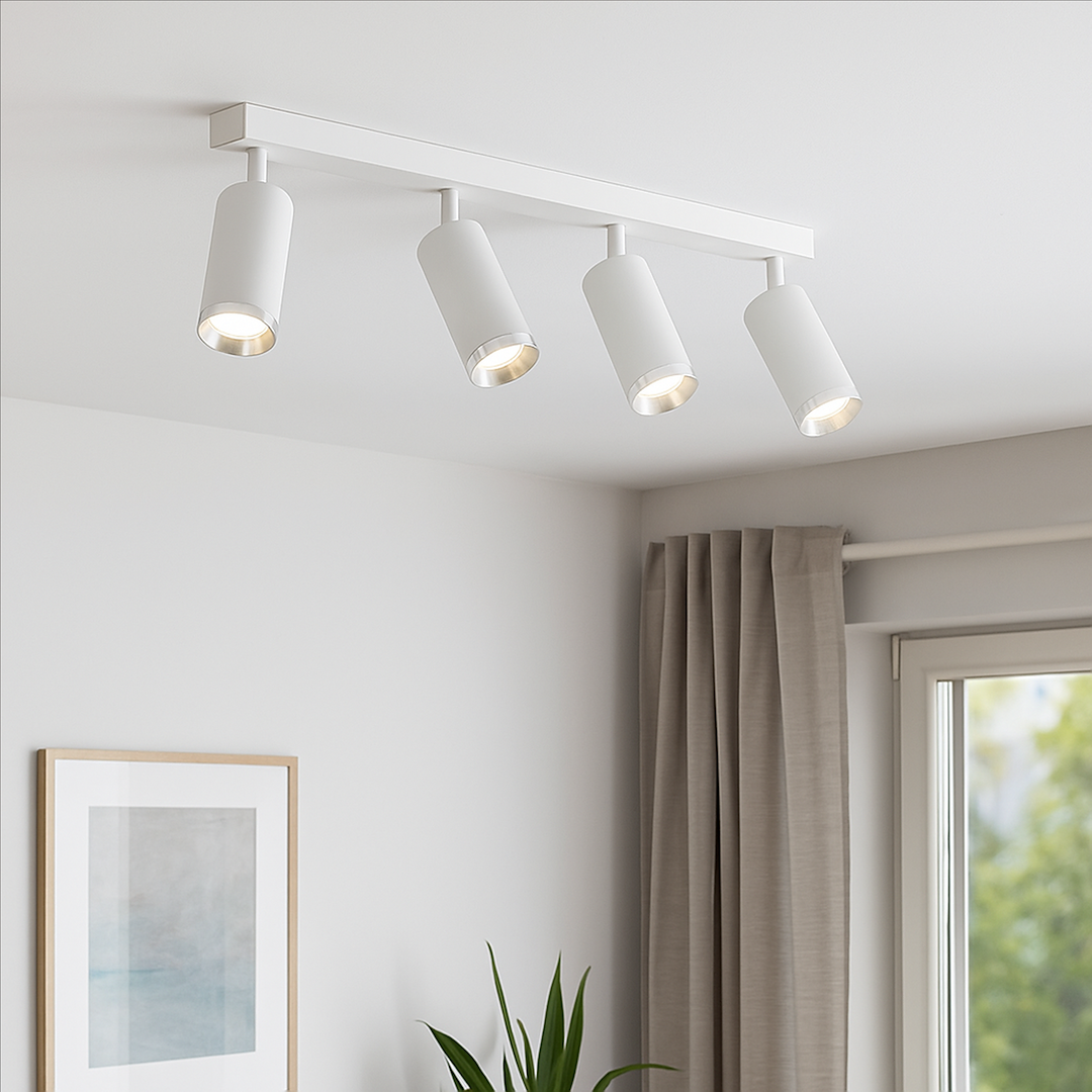 Oprawa Mica Spot Biały + Chrom 4xGU10 Milagro - obrazek 4