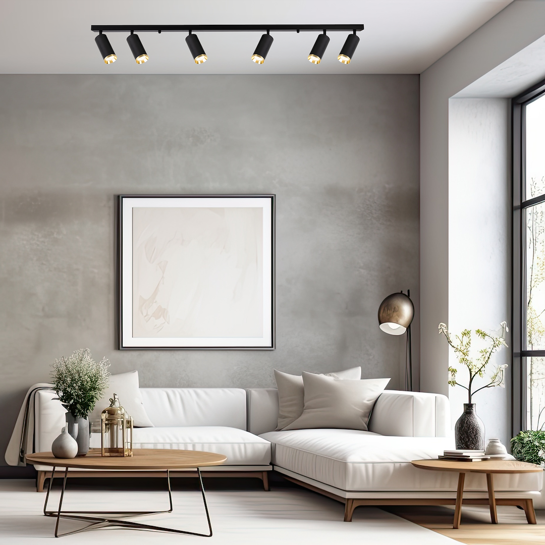 Oprawa Mica Spot Czarny + Złoty 6xGU10 Milagro - obrazek 3