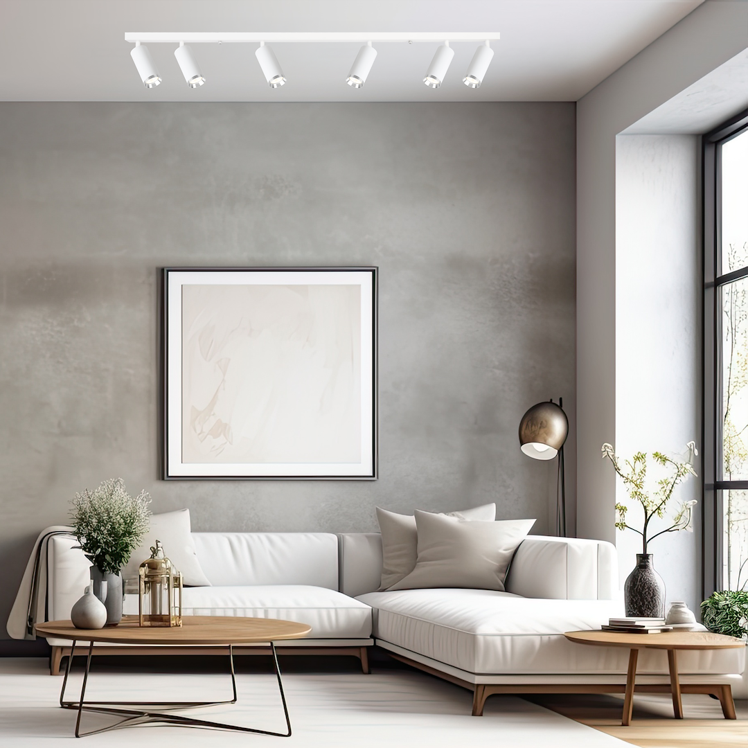 Oprawa Mica Spot Biały + Chrom 6xGU10 Milagro - obrazek 3