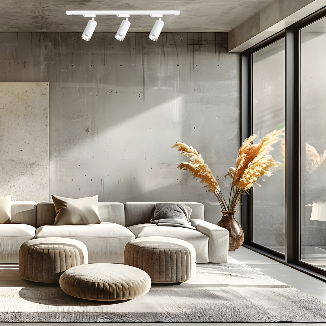 Zestaw Oprawa Mica Track Biały + Chrom 3xGU10 1m Milagro - obrazek 4