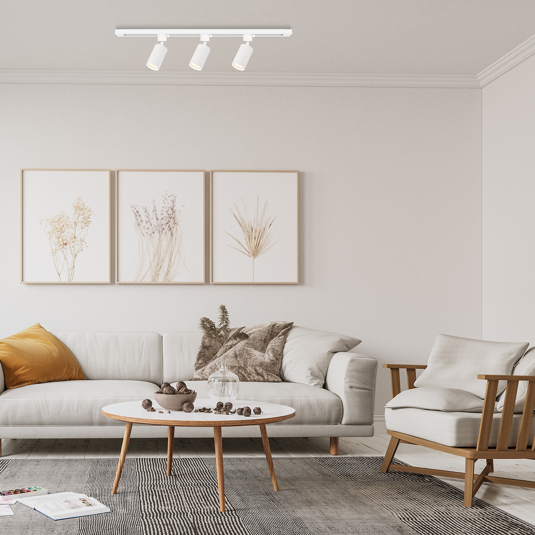 Zestaw Oprawa Tiger Track Biały 3xGU10 1m Milagro - obrazek 5
