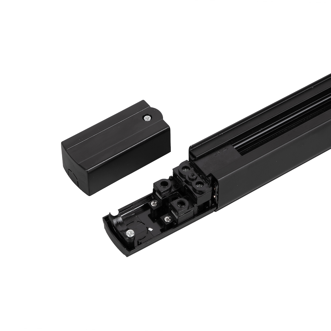 Prowadnica Track Czarny 3-Obwodowy 2m + Zasilanie Milagro - obrazek 5