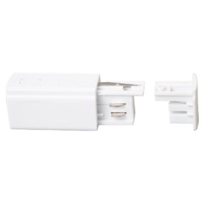 Zasilanie + Zaślepka Do Szynoprzewodu Biały 3-Obwodowy Milagro