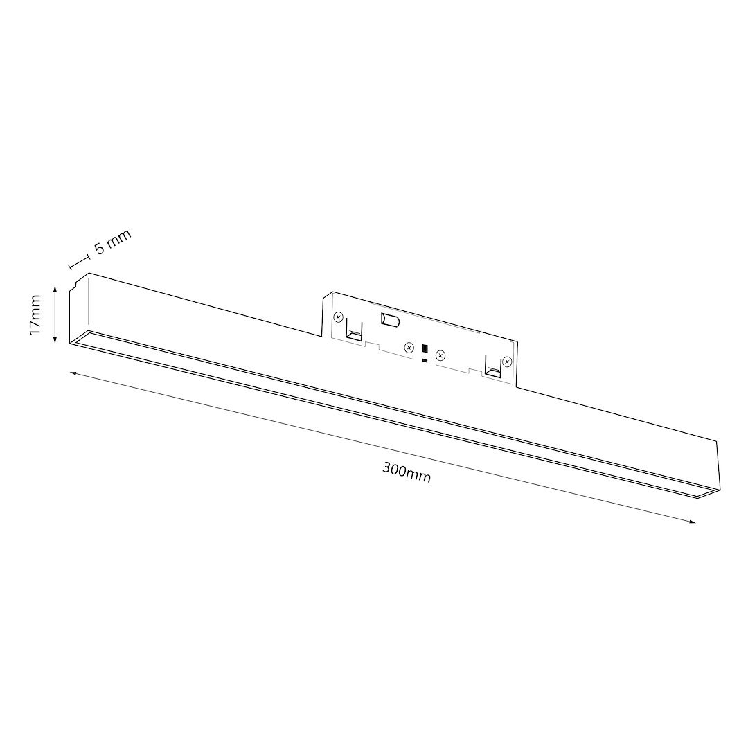 Magnetic track 5mm 10W 4000K Milagro - obrazek 5
