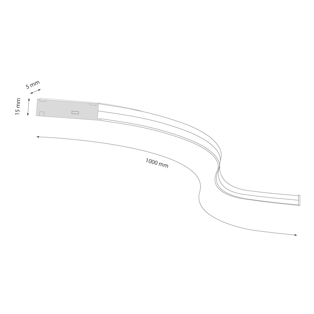 Magnetic track line 5mm 10W 4000K Milagro - obrazek 6