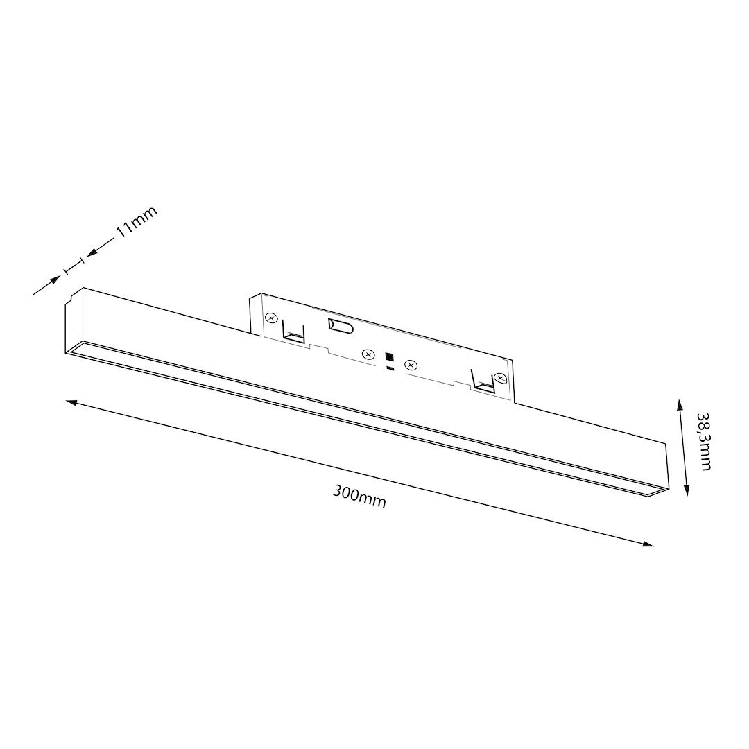 Magnetic track 10mm 10W 3000-6000K Milagro - obrazek 6