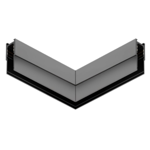 Narożnik natynk L bok magnetic track 10mm Milagro