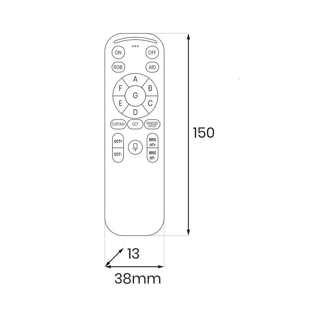 Pilot do magnetic track 10mm, 2,4G bluetooth Milagro - obrazek 6
