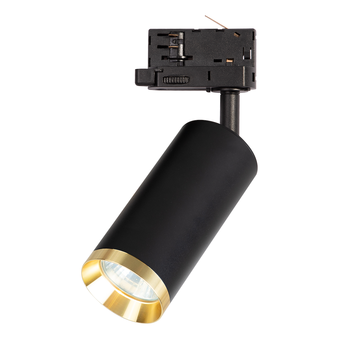 Oprawa Mica Track Czarny + Złoty 1xGU10 - 3-obwodowy Milagro - obrazek 2