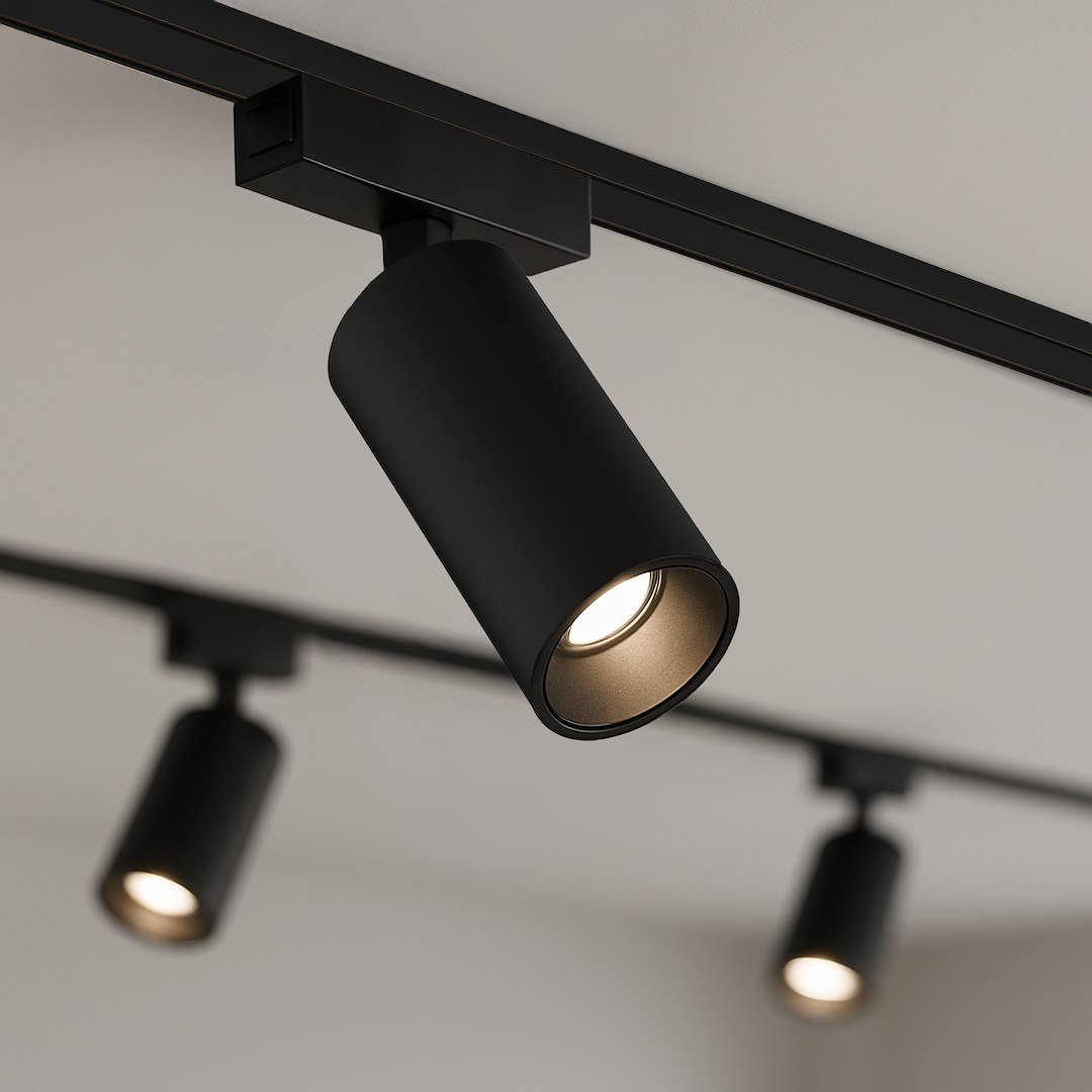 Slim Magnetic Track Czarny Spot 9W LED Tuya CCT Milagro