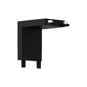 Slim Magnetic Track Narożnik Czarny dół L Milagro