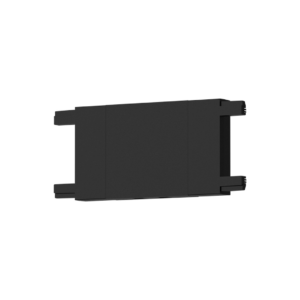 Slim Magnetic Track Czarny Łącznik Szyn Prosty Milagro