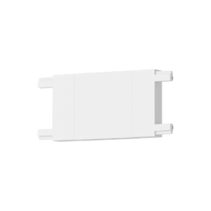 Slim Magnetic Track Biały Łącznik Szyn Prosty Milagro