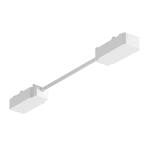 Slim Magnetic Track Biały Łącznik Podwójny z Kablem długim Milagro