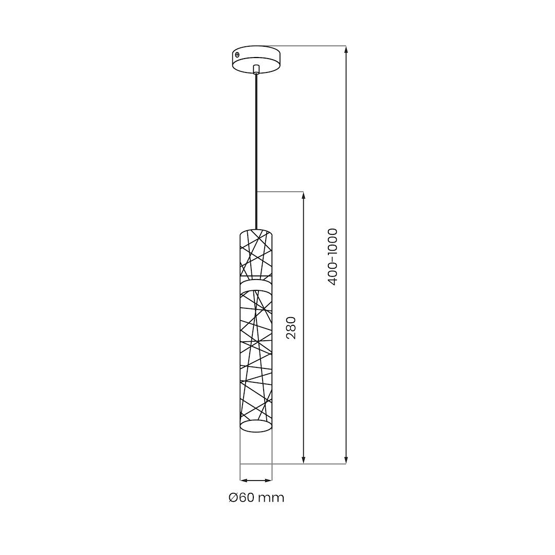 Lampa wisząca LAGOS 8W LED Milagro - obrazek 9