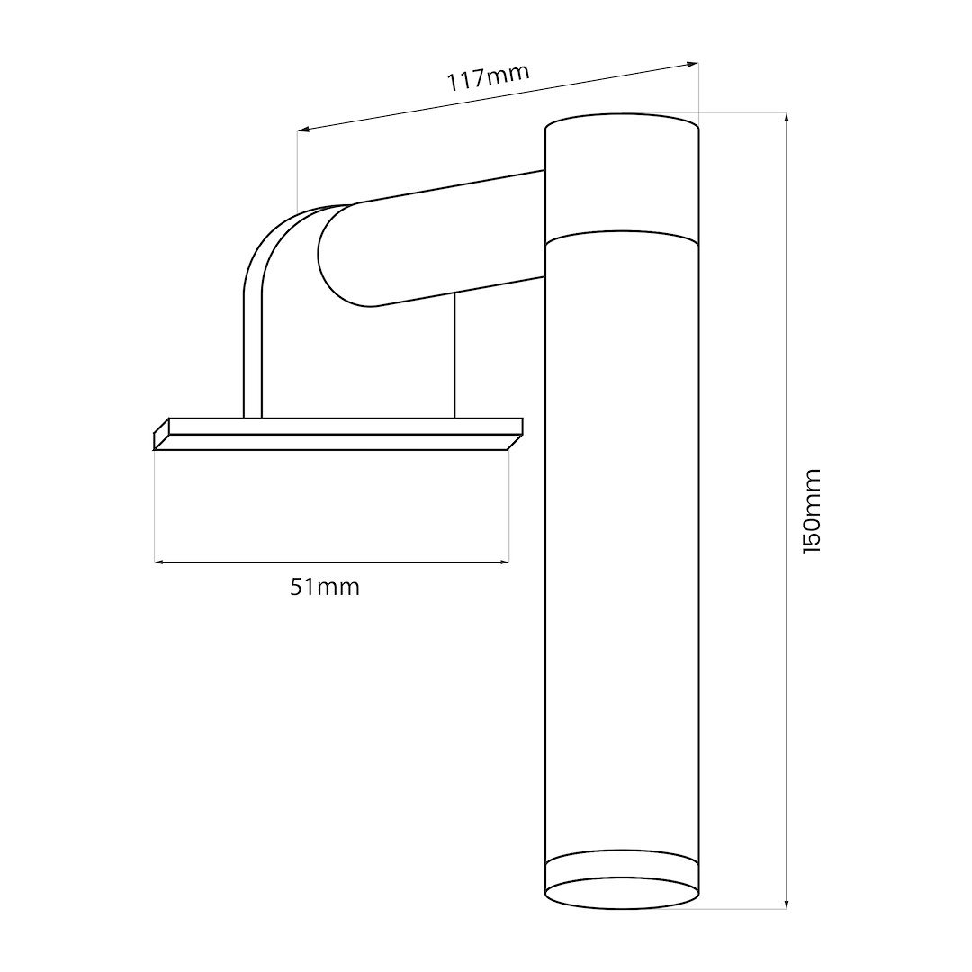 Kinkiet łazienkowy APA MINI chrome 4W LED Milagro - obrazek 9