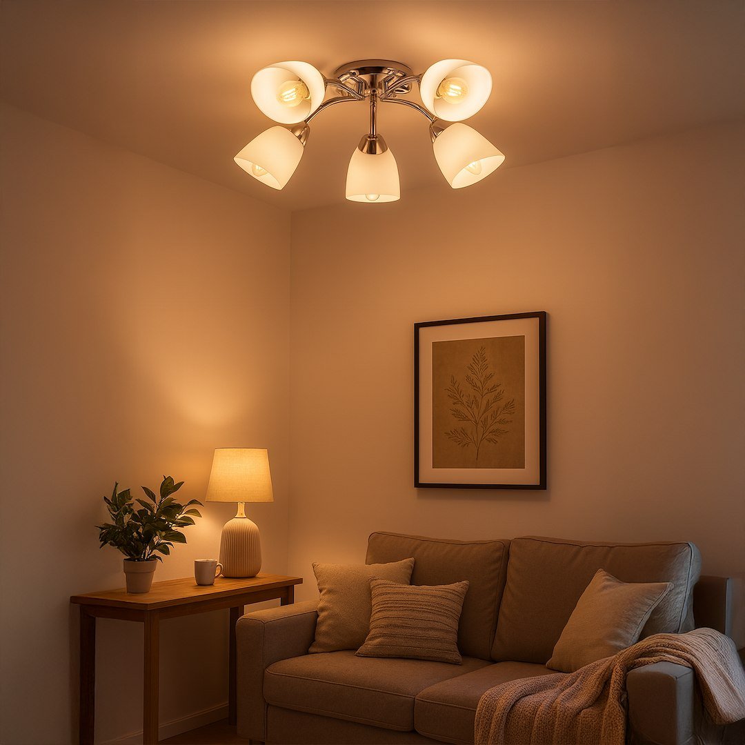 Lampa sufitowa PORTOS 5xE14 Milagro - obrazek 2