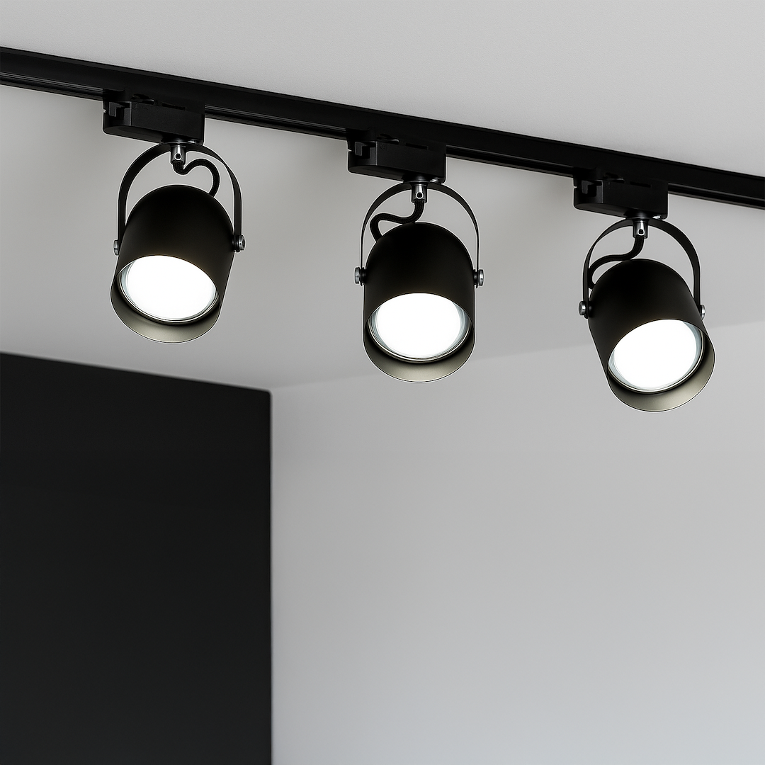 Oprawa Quber Track Czarny 1xE27 Milagro - obrazek 4