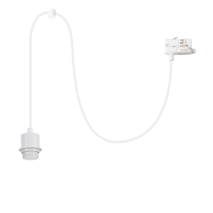 Zawiesie Hang Track Biały 1xE27 3-obwodowy Milagro