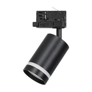 Oprawa Pipe Ring Track Czarny 1xGU10 - 3-obwodowy Milagro