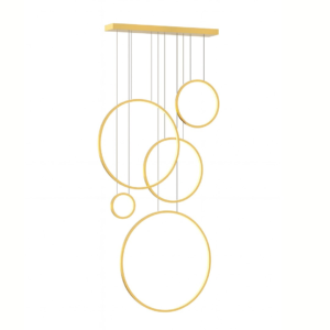 Lampa wisząca Saturno Gold 100W LED mezzanine Milagro