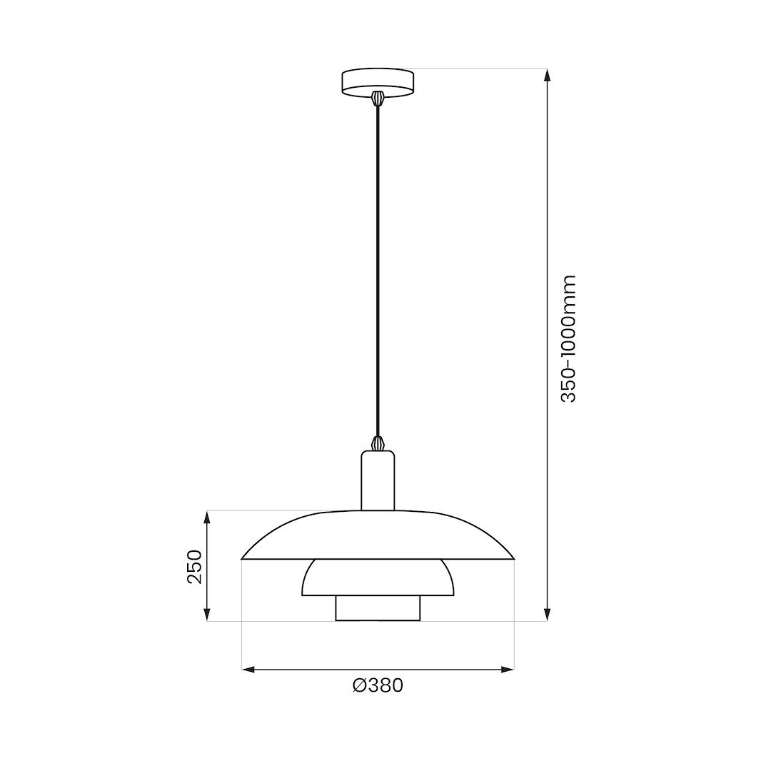 Lampa wisząca FERRO Cashmere 1xE27 Milagro - obrazek 12