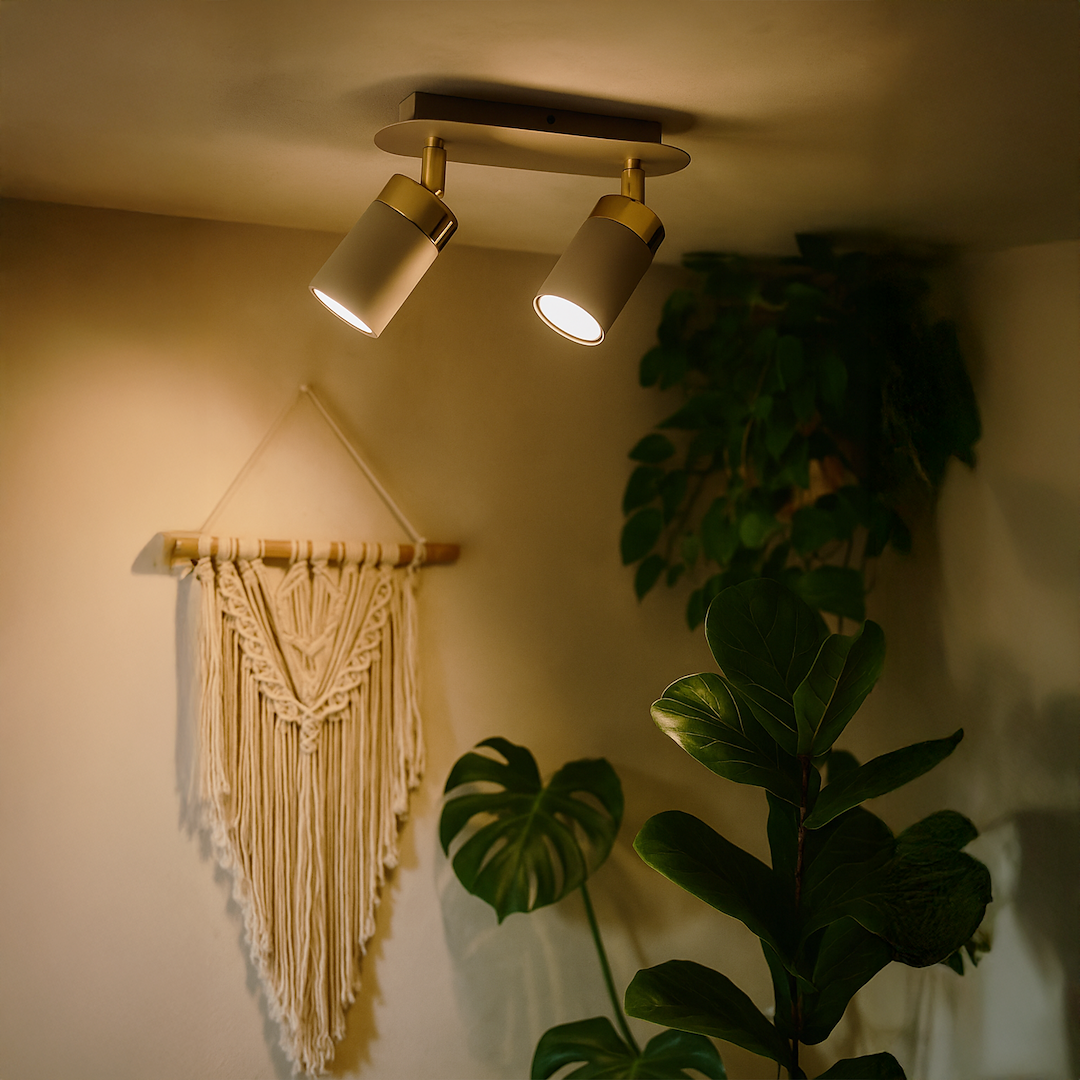 Lampa sufitowa JOKER CASHMERE/GOLD 2xGU10 Milagro - obrazek 10