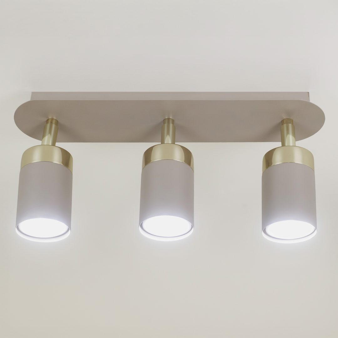 Lampa sufitowa JOKER CASHMERE/GOLD 3xGU10 Milagro - obrazek 2