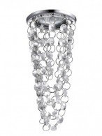 Oczka Laris transparentno - srebrne 1xGU10 Light Prestige