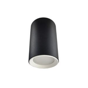 Tuba natynkowa Manacor 9 cm czarno - białe 1xGU10 Light Prestige