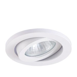 Ruchome oczko podtynkowe Lagos białe IP20 1xGU10 Light Prestige
