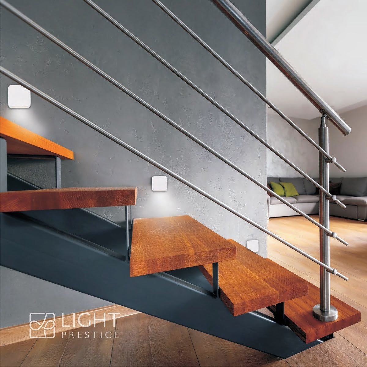 Oprawa natynkowa schodowa Step biała LED 4000K Light Prestige - obrazek 2