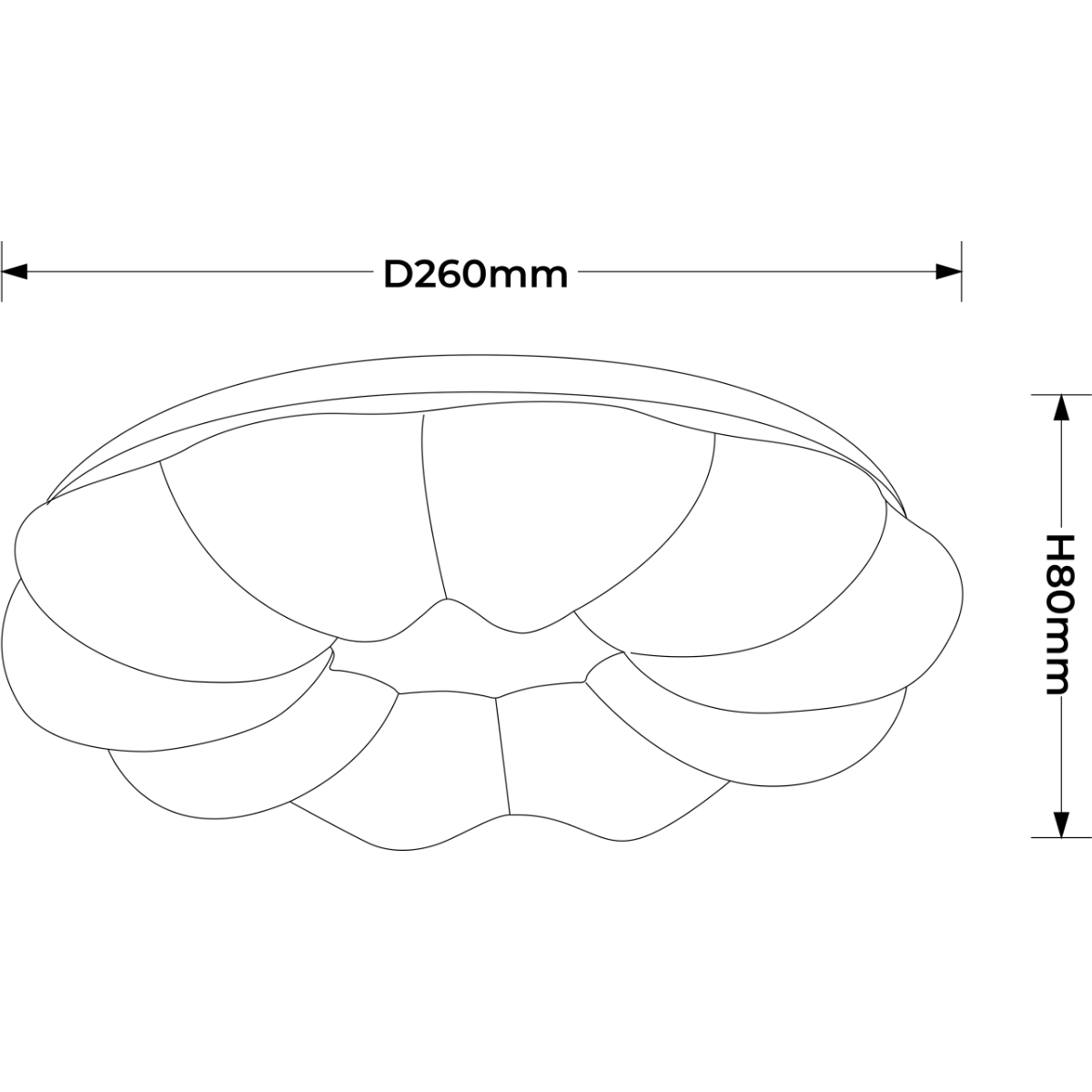 Plafon Ariva 26 cm biały LED 4000K Light Prestige - obrazek 7
