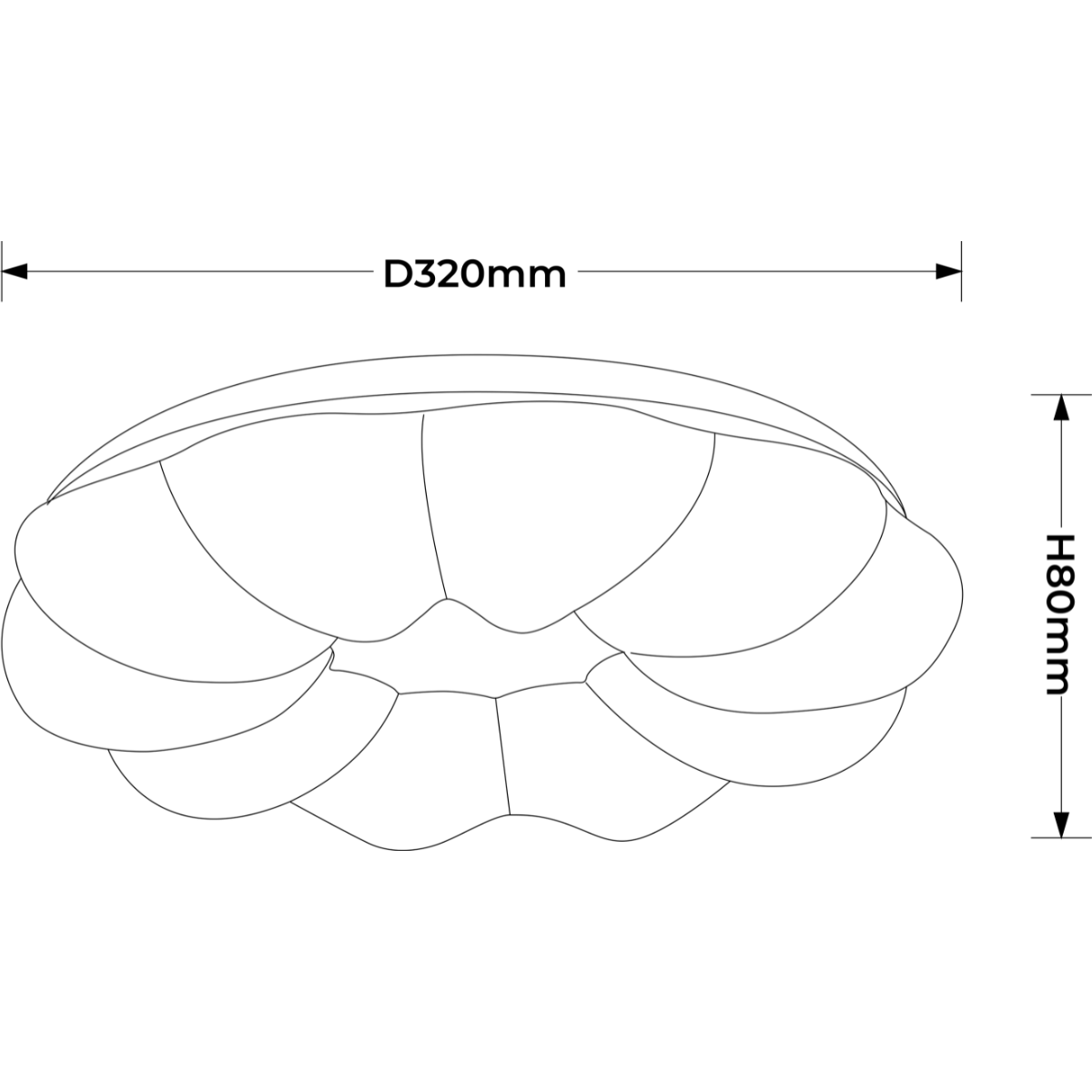 Plafon Ariva 33 cm biały LED 4000K Light Prestige - obrazek 7