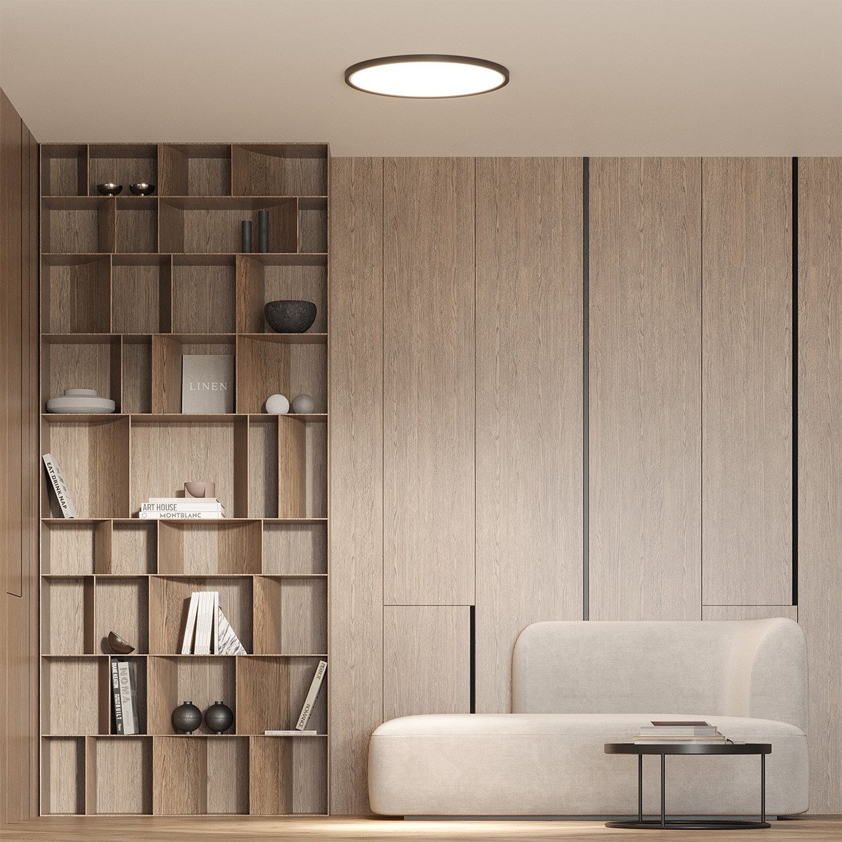 Plafon California 40 cm czarny LED CCT Light Prestige - obrazek 2