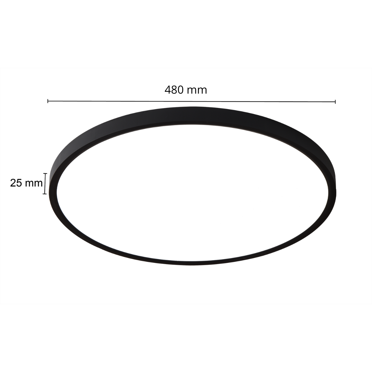 Plafon California 48 cm czarny LED CCT Light Prestige - obrazek 9