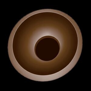 Plafon COCO 40 cm coffee LED Light Prestige