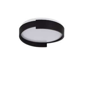 Plafon Halo 27 cm czarny LED CCT Light Prestige