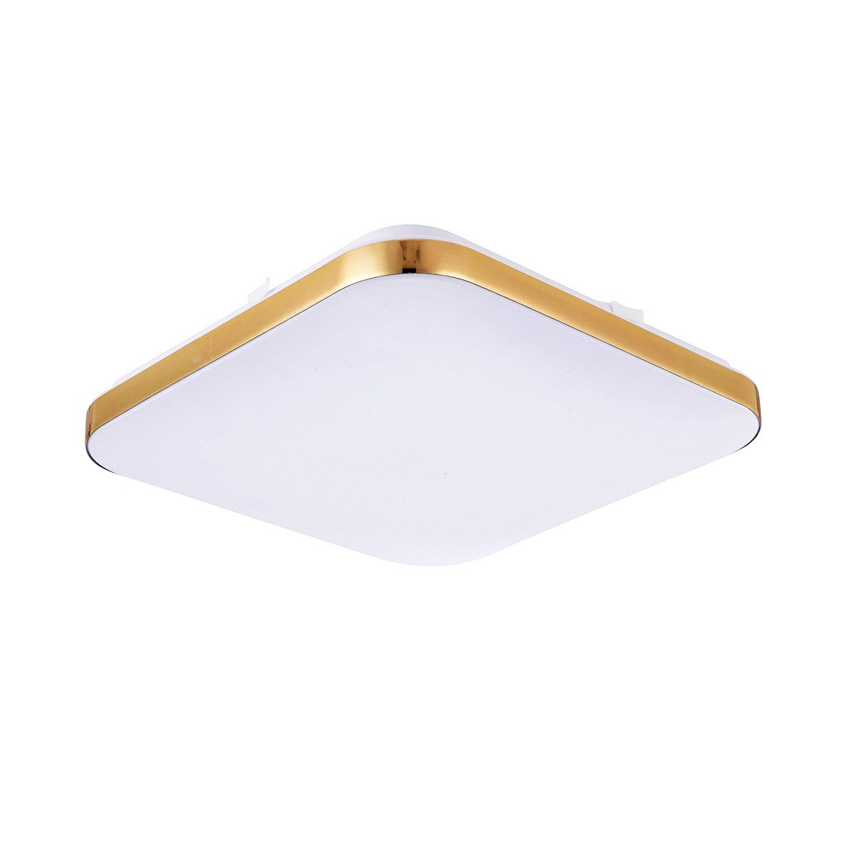 Plafon kwadratowy Babilon 33 cm złoty LED 4000K Light Prestige