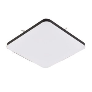 Plafon kwadratowy Babilon 38 cm czarny LED 4000K Light Prestige