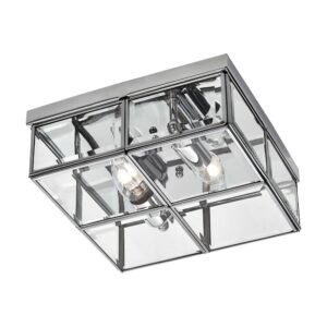 Plafon Monza srebrny 2xE14 Light Prestige