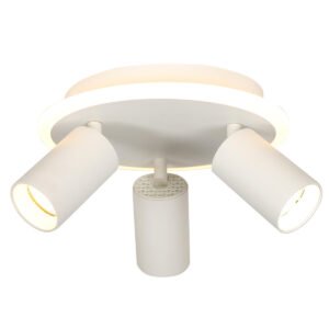 Plafon Parma 3 okrągły biały 3xGU10 LED CCT Light Prestige
