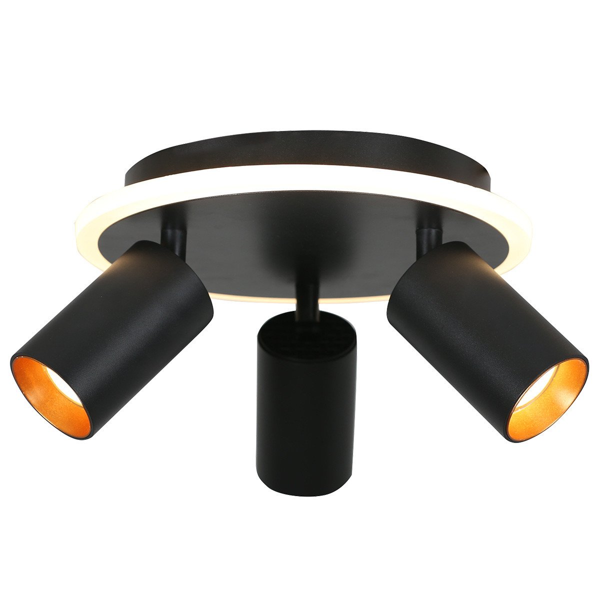 Plafon Parma 3 okrągły czarny 3xGU10 LED CCT Light Prestige - obrazek 7