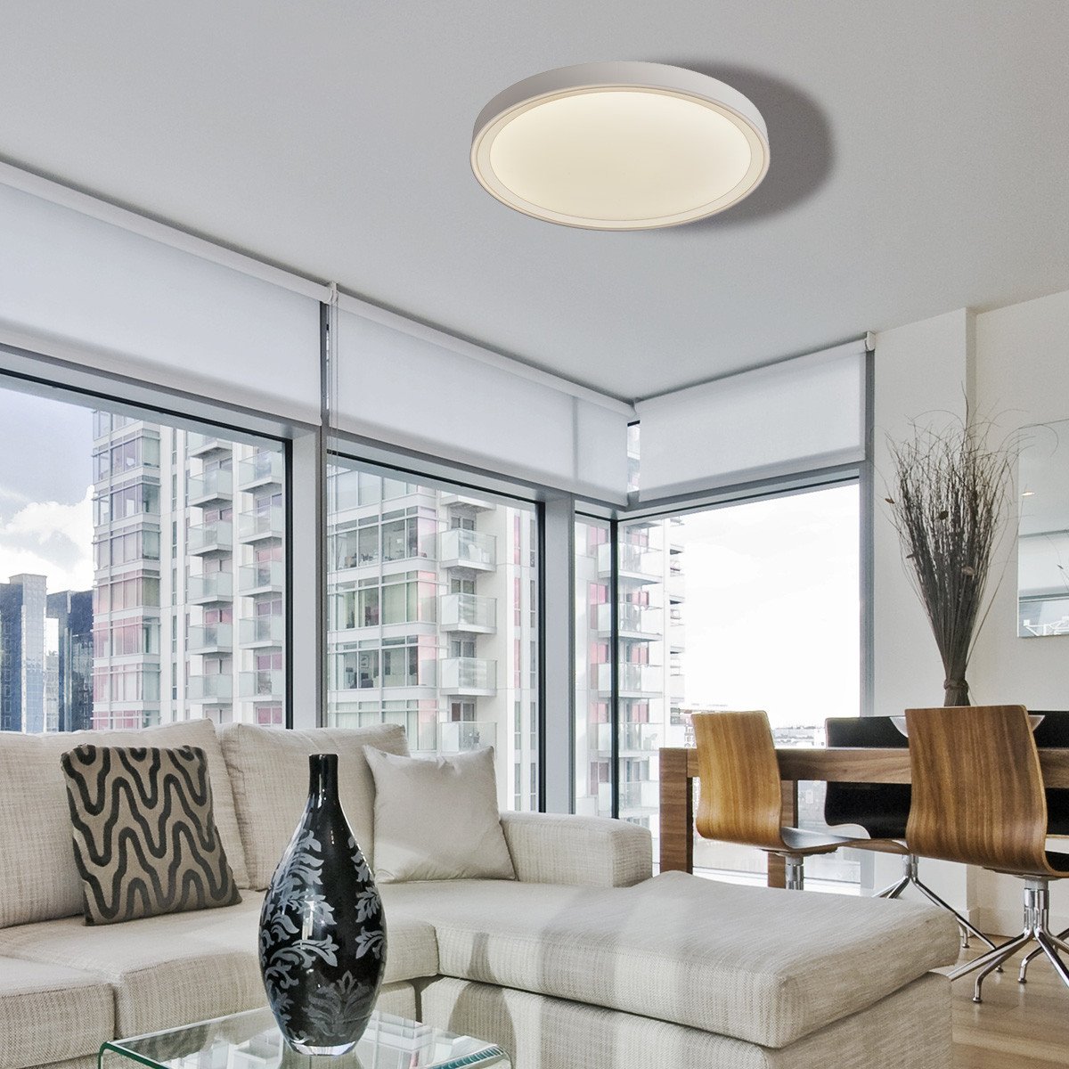 Plafon Vegas 30 cm biały LED 4000K Light Prestige - obrazek 2