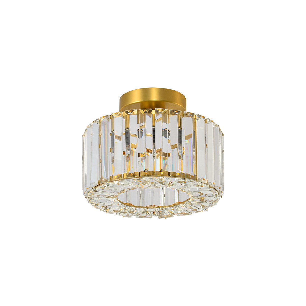 Plafon Vetro złoty 1xE27 Light Prestige