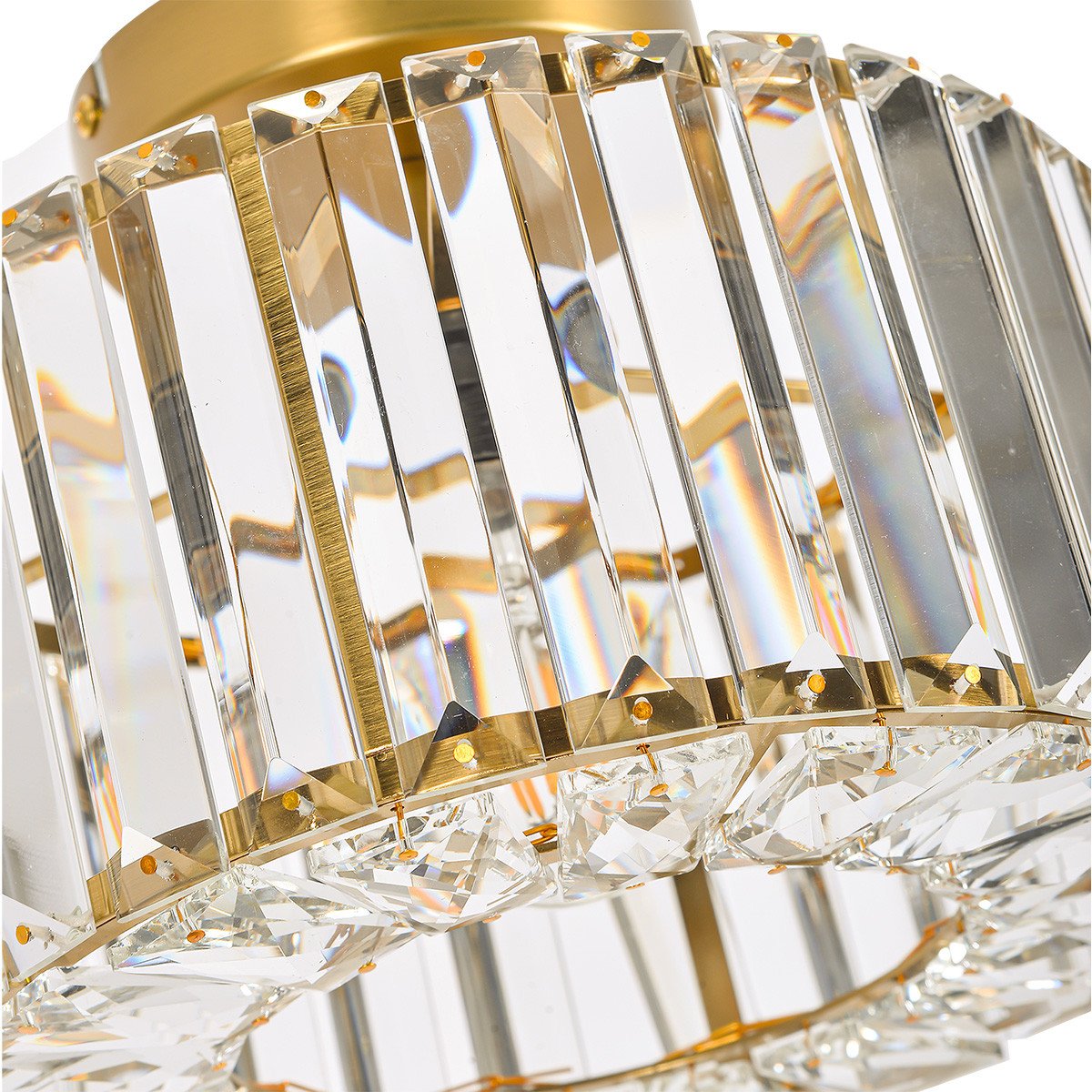 Plafon Vetro złoty 1xE27 Light Prestige - obrazek 4