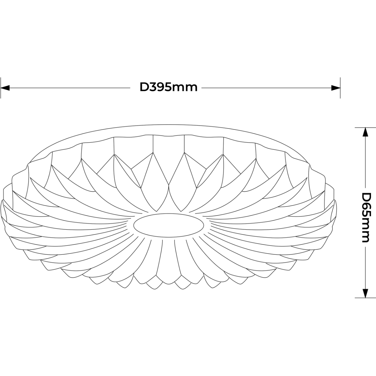 Plafon Zivora 40 cm biały LED 4000K Light Prestige - obrazek 6